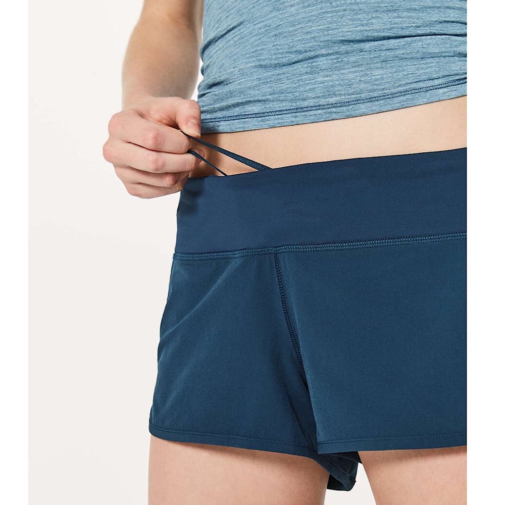 Lululemon Speed Shorts in Jaded - Picture 3 of 9